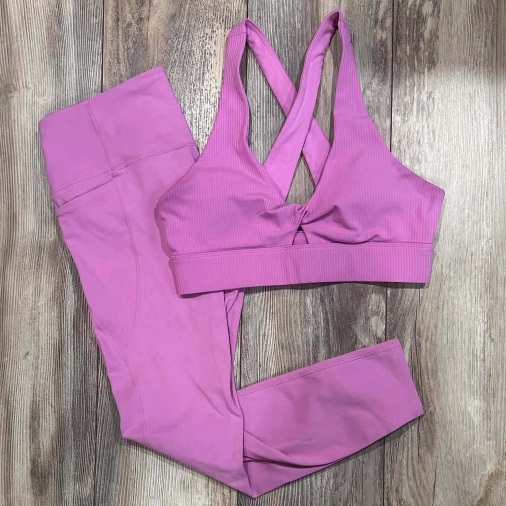 Fabletics Pink Sports Bra